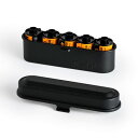 KODAK Film Caseフィルムケース - 35mm フィルム 5 ロール用 - フィルムロールを分類して保護するためのコンパクトでレトロなスチールケース (ブラック) (フィルムは含まれません)