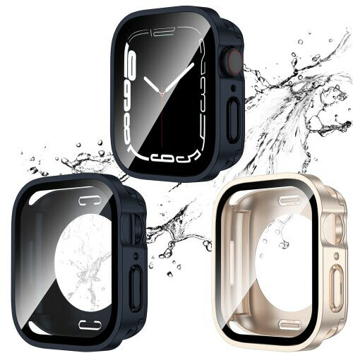 Apple Watch  ɿ奱 41mm åץ륦å С ľѥåǥ 2 in 1 ݸ åץ륦å Series 9/8/7 С 饹ե η Ź¤ PCǺ ηС
