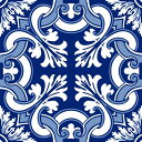 Poromoro ポルトガル風 スペイン風 アズレージョ タイルシール 剥がして貼るだけ キッチン & バスルーム モザイクタイルステッカー 16枚セット (1...