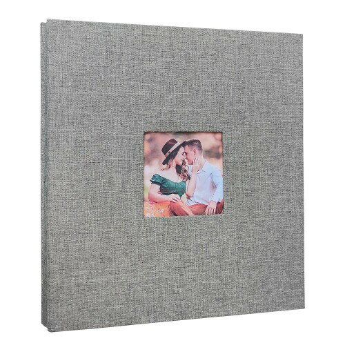 フォトアルバム アルバム 手作り 写真 母の日プレゼント 大容量 L判 アルバム 貼る タイプ 綿麻素材 フリー台紙 おしゃれ アルバム 粘着 かわいい 整理 ...