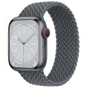 コンパチブル apple watch バンド iwatch バンド 編組バンド apple watch Ultra3/Ultra2/Ultra/10/9/8/7/6/5/4/3/2/1/SEに対応 38mm/40mm/41mm 42mm/44mm/45mm/46mm/49mm 着け心地 アップルウォッチ用バンド シリコン糸&ABS(2)