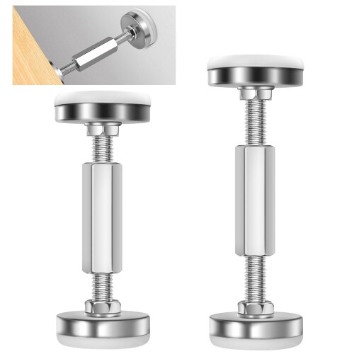 TAOTOO 耐震 突っ張り棒 短い 93mm-120mm 家具転倒防止 2本セット 地震対策 狭い隙間用 両面シール付属 防災グッズ 本棚 テーブル 冷蔵庫 タンス