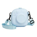 HIYQIN for fujifilm instax mini 12 カメラケース、富士フイルム instax mini 12/11/9/8/SE/7+/40 対応 チェキ mini12 保護カバー instax mini12専用収納バッグ 多機種対応 EVA製 ハードケース ショルダーストラッ