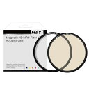 H&Y ソフトフィルター 67mm マグネティック レトロカラーオレンジ フィルターキット マグネット式 薄枠 帯電防止 防汚 撥水 防傷 RC-O67