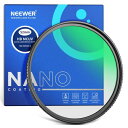 NEEWER 52mm UVレンズフィルター 超低反射 HD高透過率 多層耐性コーティング/光学ガラス/超薄型アルミフレーム付き 防水/キズ防止/耐油