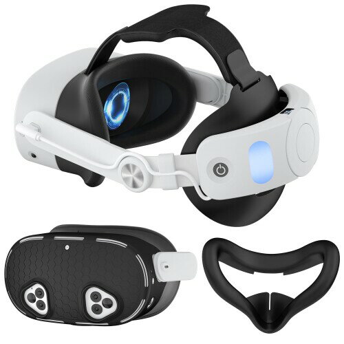 (Iesooy) For Meta Quest 3S 用ヘッドストラップ、メタクエスト3S 用エリートストラップ 充電機能付き 多角度を自由に調節 MQ 3S交換用ヘッドストラップ MQ3S対応用アクセサリー(ストラップ+フ (Iesooy) For Meta Quest 3S 用ヘッドストラップ、メタクエスト3S 用エリートストラップ 充電機能付き 多角度を自由に調節 MQ 3S交換用ヘッドストラップ MQ3S対応用アクセサリー(ストラップ+フ