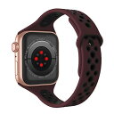 Huoct コンパチブル Apple Watch バンド アップルウォッチ バンド シリコン 交換ベルト 防汗 iwatch Series 6/5/4/3/2/1/SEに対応 38mm 40mm 42mm 44mm(2)