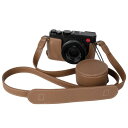 VOVMOEYA カメラケース For Leica D-LUX8,レンズキャップ付き ストラップ付き DLUX8ボディケース For leica D-LUX 8...