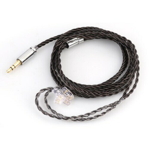 TRIPOWIN Mirage 4芯編み込み構成したハイエンドイヤホンアップグレードケーブル 30AWG銀メッキリケー..