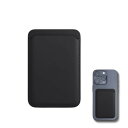 (EZ PEACH) スマホス カードケース タプを引いて取り出す マグセーフ用レザーウォレット SUICA PASMO カード入れ パース マグネット内蔵 iphone android対応 スマホ 背面 カードホルダー (C)