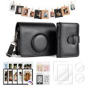 HIYQIN for fujifilm instax mini evo カメラケース,チェキアクセサリーセット Instax Mini EVO専用カメラケース/アルバム/液晶フィルム/レンズフィルム/マグネットフォトフレーム/壁掛けフォトフレー