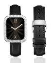 コンパチブル Apple Watch バンド 40mm 41mm 44mm 45mm コンパチブル アップルウォッチバンド レザー 革ベルトキラキラダイヤモンド...