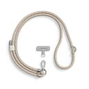 (RHINOSHIELD) ライノシールド Crossbody ネックストラップ (ブレード加工) | スマホショルダー 長さ調整可能 AirPods 鍵 パスケース 社員証等を掛けられるアクセサリー用ループ付き 高耐久性 お