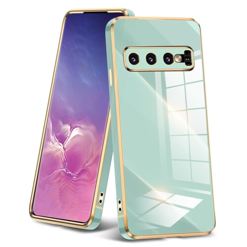 Galaxy S10 P[X NA ϏՌ TPU P[X Yی \tgP[X  bLH CX[d MNV[S10 Jo[ bvz[t ^ y bLg O[/S[h JP2-7