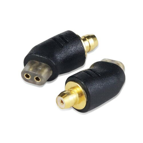 okcsc Ear QDC 変換 変換コネクタ イヤホンジャック 変換 Pentaconn Ear（オス）- QDC（メス）Acoustune用 HS1790TI・HS1750CUなどに適合する 2個セット ブラック
