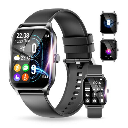 X}[gEHb` Bluetooth5.3 2.02C` Smart Watch ʘb@\t M bZ[Wʒm IP68hINS/Line/Twitterʒm 100ނȉ^[h ՃJX^}CY rv v yĐ VC