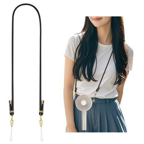 (Wynuooer) ネックストラップ 携帯扇風機 首掛けストラップ ハンディファン ストラップ 吊下げひも 首..