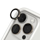 RHINOSHIELD (ライノシールド) (iPhone 16 Pro / 16 Pro Max) 対応9H強化ガラス製カメラ保護フィルム|耐衝撃性 耐傷性 高透過率 飛散防止 防霧 - ゴールド(2)