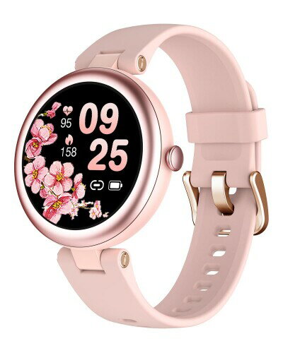 SHANG WING X}[gEHb` fB[X  rv p Smart Watch Women 1.09C`׉ iPhone/AndroidΉ Mʒm 24  Ǘ ՎRݒ {t