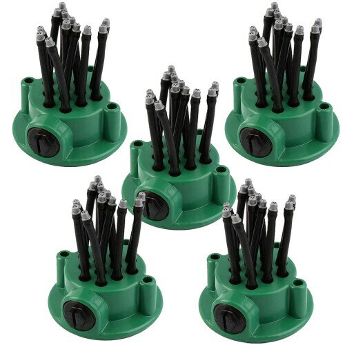 sac taske スプリンクラー 散水 猫よけ対策 自動水やり 芝生 猫除け 庭園 庭 ガーデン (5個セット)