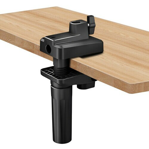 マイク電話用デスククランプホルダー(12mm) 厚さ8.12cmまでのテーブル/ベッドに安定した取り付けが可能..