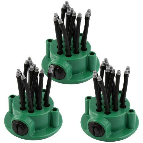 sac taske スプリンクラー 散水 猫よけ対策 自動水やり 芝生 猫除け 庭園 庭 ガーデン (3個セット)