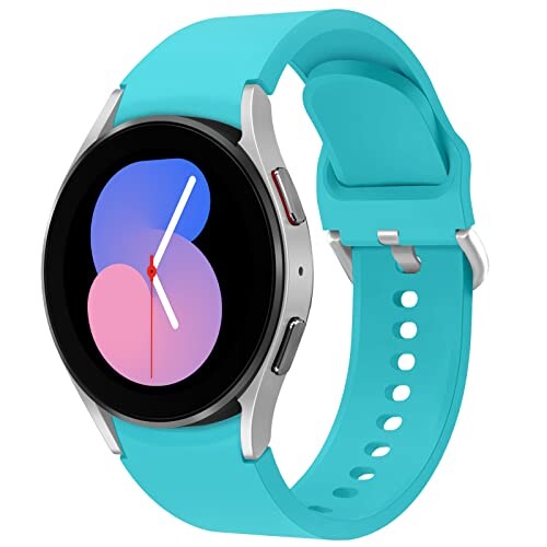 コンパチブルSamsung Galaxy Watch 5 40mm 44mm/Galaxy Watch 5 Pro 45mmバンド スポーツ 柔らかい シリコン for Galaxy Watch 4 44mm 40mm/Galaxy Watch 4 Classic 46mm 42mm 交換用ストラップ