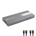 Cable Matters 18Gbps HDMI 分配器 1入力4出力、4K@60Hz、HDMI 2.0 スプリッタ、HDR/HDCP 2.2対応、同時出力