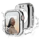 360度防水設計 Recoppa コンパチブル Apple Watch ケース 41mm キラキラ アップルウォッチカバー 防水ケース Series 8 7に対...