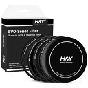 H&Y NDフィルター 77mm HD EVO ランドスケープNDキット エボ マグネット式 ねじ込み式両対応 ND8 ND64 ND1000 フィルターセット...