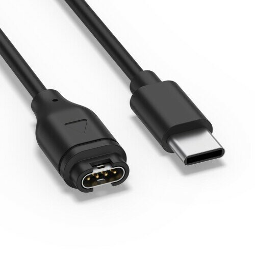 ?ガーミン 充電ケーブル ガーミン 腕時計 USB C充電ケーブル 急速充電 携帯に便利 Fenix 7 7S 7X 6 6S 6X 5 5S Forerunner 255 965 Instinct 2 2S Vivoactive 4 4S 3 Vivosmart 5に対応 （1m ブラック）