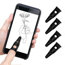 Mixoo スタイラスペン超高感度 スマホ たっちぺん Apple iphone iPad Android タブレット Samsung Galaxy Microsoft Surfaceすべてのタッチスクリーン対応 4個入り サイズS:女性・子供用