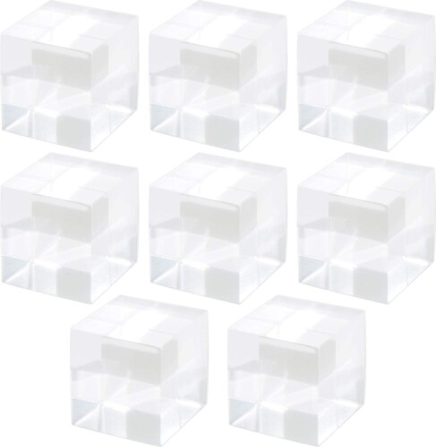 オーディオファン アクリル キューブ 1cm 立方 アクリルブロック クリア 8個