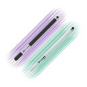 タッチペン シリコンゴムペン先&ディスク 高感度 高精度タブレット 適しています すべてのタッチスクリーンと互換性がありま(ブラック+ホワイト)