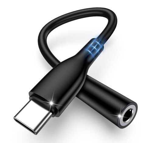 タイプc イヤホンジャック 変換 USB-C to 3.5 mm 4極 オーディオ変換アダプター ハイレゾ対応 ヘッドセットマイク DAC搭載 通話 音量調節 ...