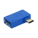 JSER USB- C Type - C to USB 3.0メスOTGアダプタ右角度付き90度for Laptop &セル電話