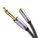 DuKabel 25cm 6.3mm 3.5mm 変換ケーブル 6.35mm 3.5mm 変換ケーブル ヘッドホン 変換プラグ 6.35mmステレオ標準プラグ to 3.5mmミニプラグ オーディオケーブル サウンドコンソール エレキギター デジタ(2)