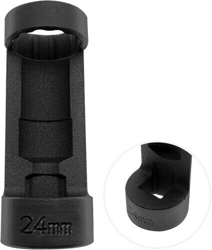 ZKTOOL サスペンションストラットナットソケットセット 24 mm 12ポイントソケット 1/2インチドライブイ..