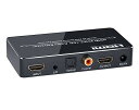 BLUPOW4K60Hz HDMI音声分離器「同軸・光デジタル・3.5mmアナログ音声出力」 hdmiサウンド分離器 オーディオ分離器 音声分配器 PS4・xbox・switch・PC・BD players・STBなど対応 VA86