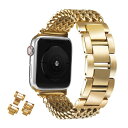 (HANDODO) for Apple Watch バンド 38mm 40mm 41mm ステンレス 交換用 メタル 交換ベルト アップルウォッチ シリーズ9/...
