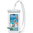 スマホ 防水ケース IPX8認定 海 プール 温泉 カバー 携帯 ドライバッグ 水中撮影 顔認証 首かけ ストラップ付き 密封 保護 雪山 ビーチ 入浴 水泳 潜水 サーフィン 登山 野外ライブ 釣り ス