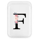 FIDWALL Mag-safeウォレットレザーカードホルダー:iPhone 15/14/13/12 Pro/Max/Plus/Mini対応、RFIDとMag-Safeマグネット付き (F)