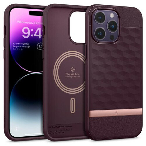 Caseology iPhone 14 Pro p P[X MagSafeΉ TPU ̃p^[ 3D  _ ϋv Jo[ ϏՌ PCV[g Obv pbNXMag -o[KfB