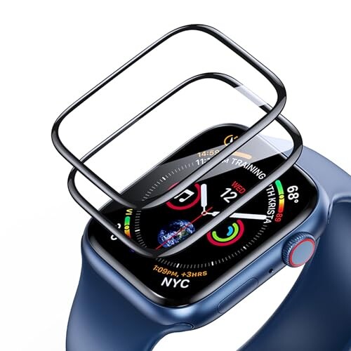 For Apple Watch 7/8/9 (41MM) 全面保護 アップルウォッチ 7/8/9 (41MM) 画面保護カバー 耐傷性 指紋防止