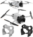 YAAAM 互換品 DJI Mini 3 Pro 専用 画質向上 レンズフード ジンバル保護 アクセサリー 各種 (レンズフード, フード(ブラック))