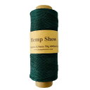 Hemp twine 麻紐0.5mm 50g(Hemp100%) 120m巻 2020シリーズ (ハンターグリーンHunter Green)