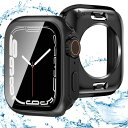 CABOBE 対応 Apple Watch ケース 44mm 防水ケース 360ど度 Apple Watch Ultra風ケース アップルウォッチSE2/SE/6/5/4 カバー Apple Watch SE2/SE/6/5/4 カバー 対応 アップルウォッチ ケース ガラスフィルム 一体