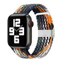 コンパチブル apple watch バンド iwatch バンド ブレイデッドソロループ 編組バンド 長さ簡単調節 工具不要 apple watch ultra/8/7/6/5/4/3/2/1/SEに対応 38mm 40mm 41mm 42mm 44mm 45mm 49mmアップルウォッチ バ