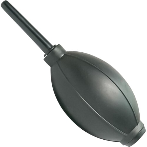 KIND CUBE ブロワー カメラ掃除 手動ポンプ式 Mサイズ シリコン 黒 (ロングサイズ)