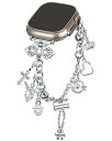 (GOCROWEEN) for Apple Watch用バンド アップルウォッチ バンド ステンレス製バンド チェーンバンド エンジェル 翼 ダイヤモンド飾り ...